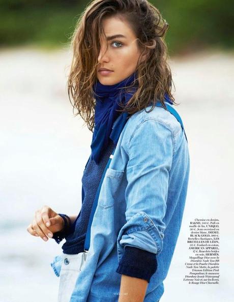 Andreea Diaconu by Gilles Bensimon for Vogue, Paris, Abril 2014 Andreea Diaconu by Gilles Bensimon for Vogue, Paris, Abril 2014