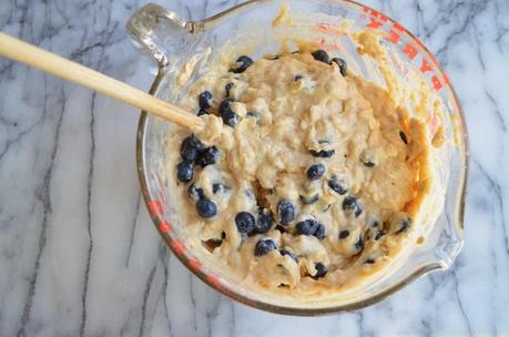 Blueberry Oatmeal Muffins - Smell of Rosemary