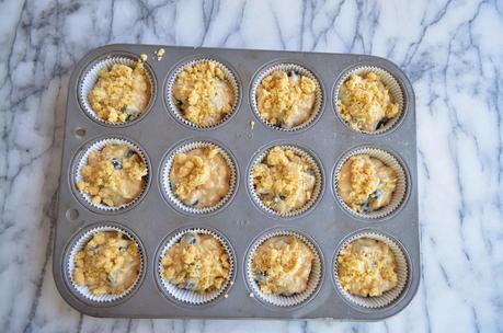 Blueberry Oatmeal Muffins - Smell of Rosemary