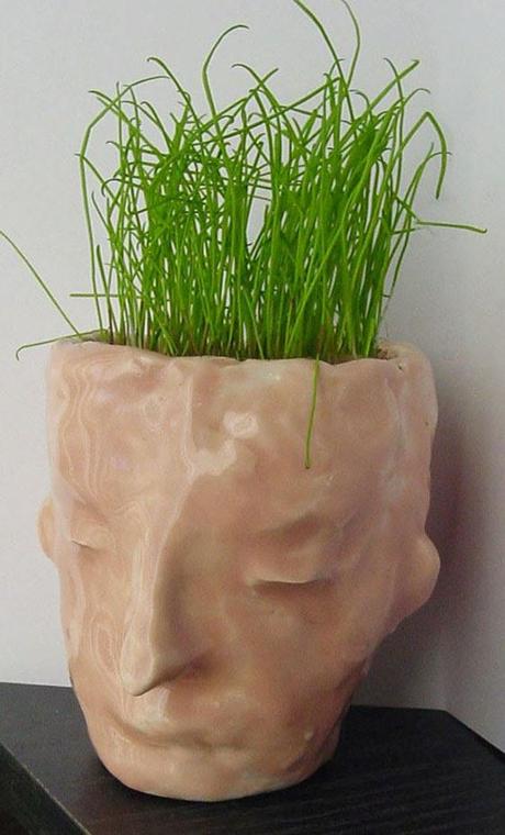 Ceramic Planter Face