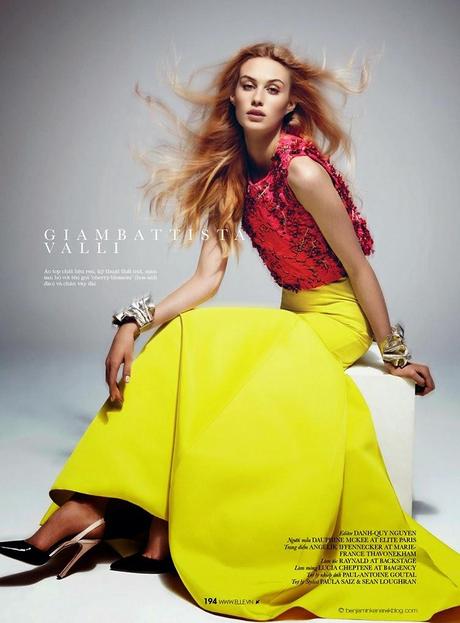 Dauphine McKee by Benjamin Kanarek for ELLE Magazine, Vietnam, April 2014 Dauphine McKee by Benjamin Kanarek for ELLE Magazine, Vietnam, April
2014