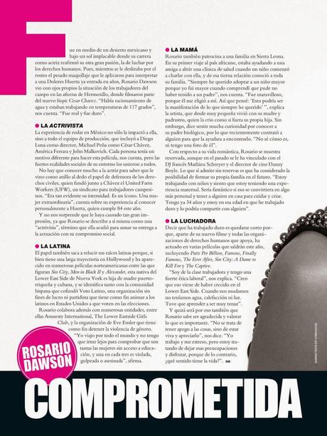 Rosario Dawson For Siempre Mujer Magazine,April/May 2014 Rosario Dawson For Siempre Mujer Magazine,April/May 2014
