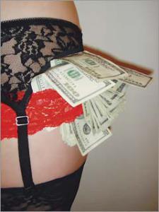 money in garter
