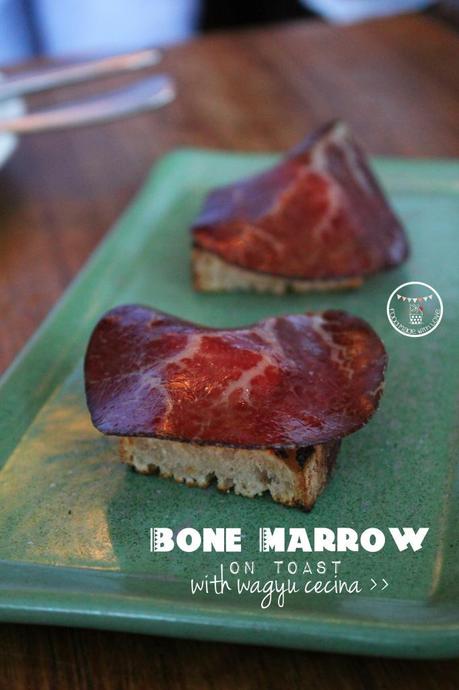 Bone marrow on toast