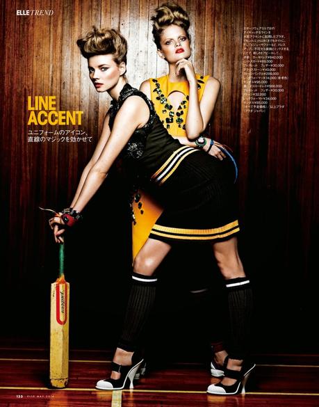 Nathalia Oliveira And Alana W By Takaki Kumada For Elle, Japan, May 2014 Nathalia Oliveira And Alana W By Takaki Kumada For
Elle, Japan, May 2014