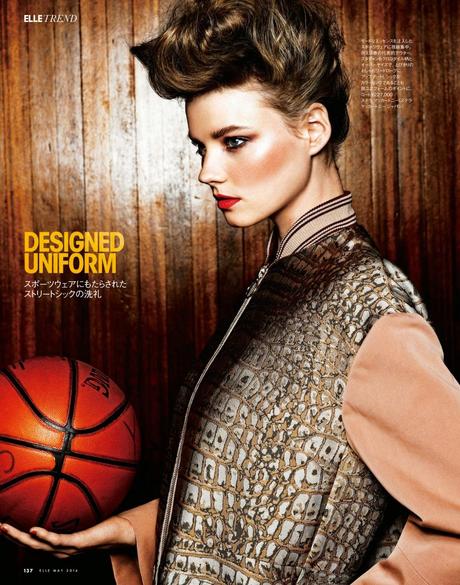 Nathalia Oliveira And Alana W By Takaki Kumada For Elle, Japan, May 2014 Nathalia Oliveira And Alana W By Takaki Kumada For
Elle, Japan, May 2014