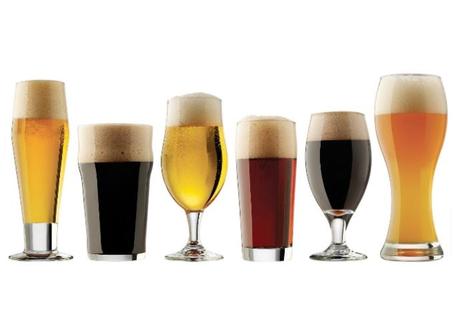 Libbey Craft Brew Sampler Beer Glass Set image Libbey Craft Brew Sampler Beer Glass Set