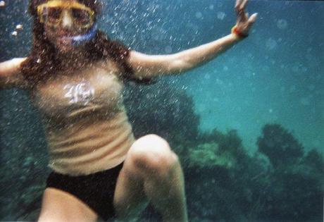 Me in Roatan, my first ever snorkeling experience