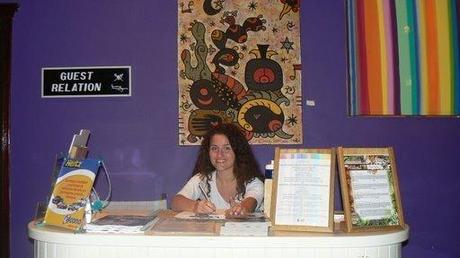 Back in 2007 in Roatan I sat at the Guest Relations desk - I was just kidding here... but now it will be for real!