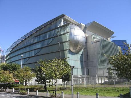 The Miraikan Science Museum in Tokyo with its planetarium