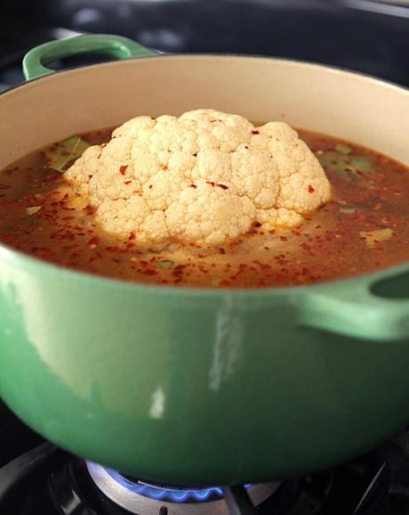 Roasted and Frosted Cauliflower | Creative-Culinary.com