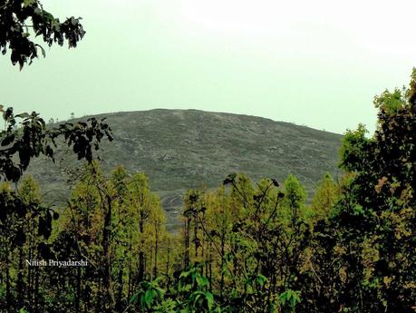 Dome gneiss hill near Ranchi city of India.
