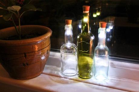 Bottle Light turns bottles into lamps