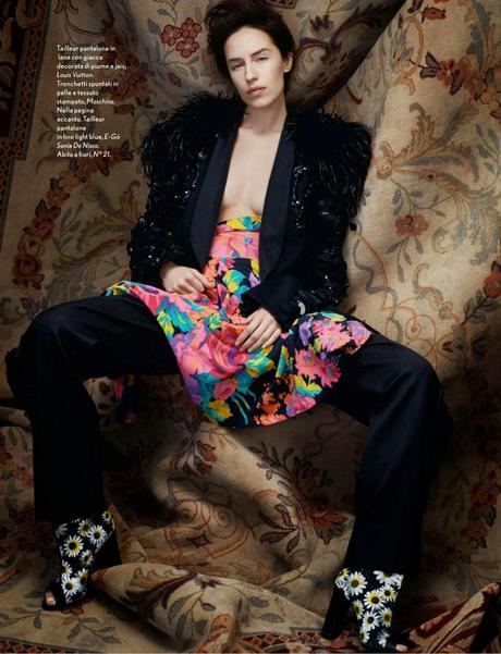 Alix Angjeli For Amica Magazine, Italy, April 2014 Alix Angjeli For Amica Magazine, Italy, April 2014