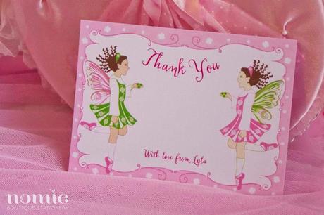 An Irish Dance or two and some Irish Fairies and what do you get? a gorgeous Birthday party for the Lovely Lyla by Nomie Boutique stationery and Naatje Patisserie Cupcakes and Cakes.