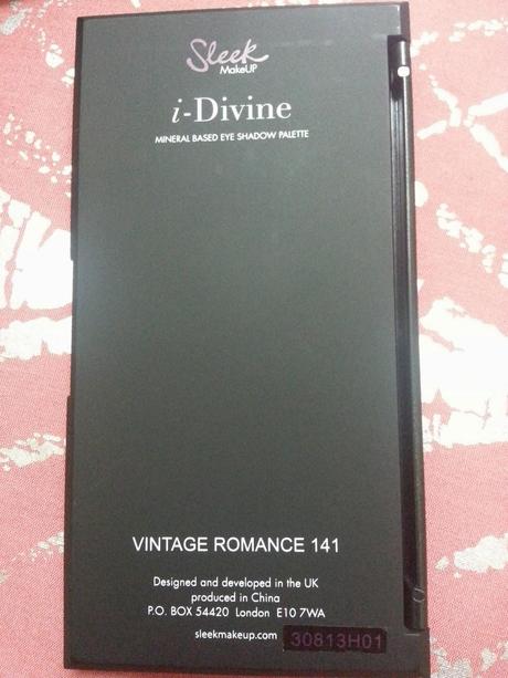 Review Sleek Makeup iDivine Palette in Vintage Romance Review Sleek Makeup iDivine Palette in Vintage Romance