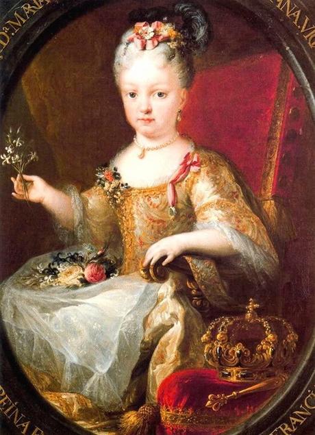306-the childre-H.R.H. Infanta Mariana Victoria of Spain, later Queen of Portugal  (1718-1781)   in maria ana vict of spain