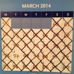 From sit-up to slip-up March - almost perfect