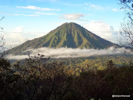 Armchair View of Ijen Volcano in Indonesia