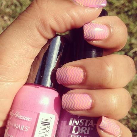 Easter Nail Design Using @SallyHansen Pastels easter nails, easter nail art, easter nail designs