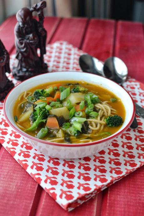 Arunachal Pradesh -- Thukpa (Vegetarian Noodle Soup)