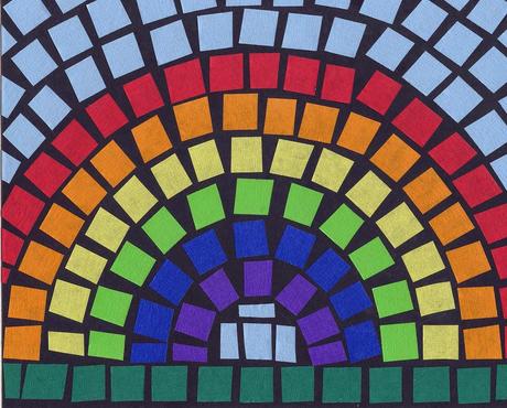 Mosaic Tape Rainbow