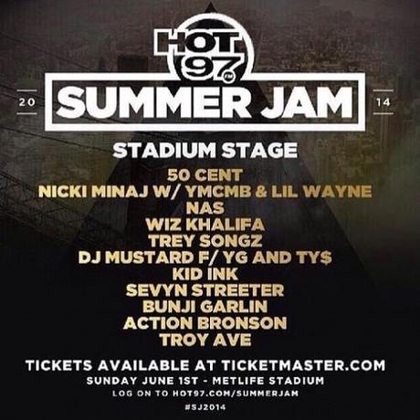 Hot 97 Announces Summer Jam 2014 Lineup