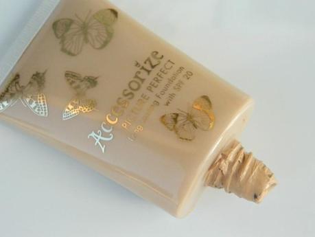 Accessorize Picture Perfect Long Lasting Foundation with SPF 20 Review and Swatches Accessorize Picture Perfect Long Lasting Foundation with SPF 20 Review