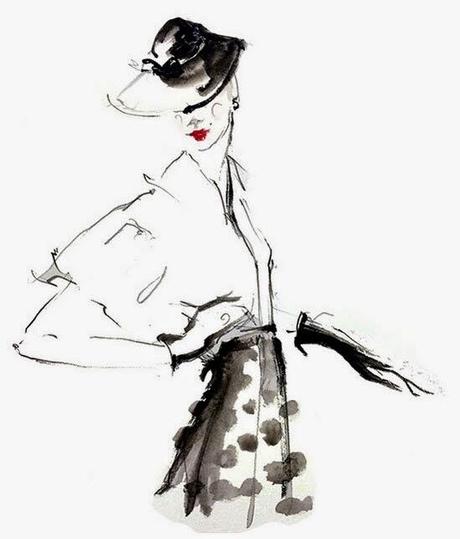 fashion sketch from Katie Rodgers