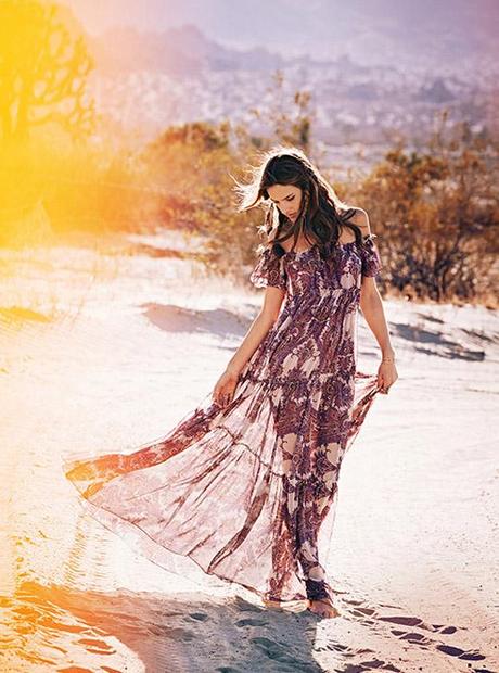 Ale by Alessandra Planet Blue festival chic paisley maxi dress