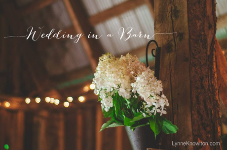Barn wedding flowers