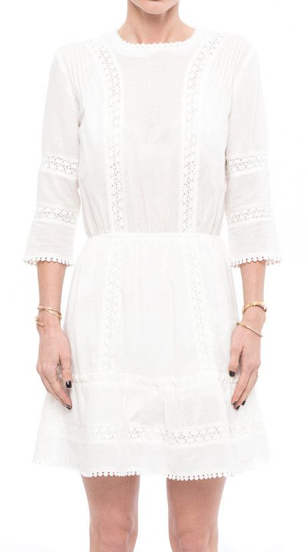 The perfect little white summer dress