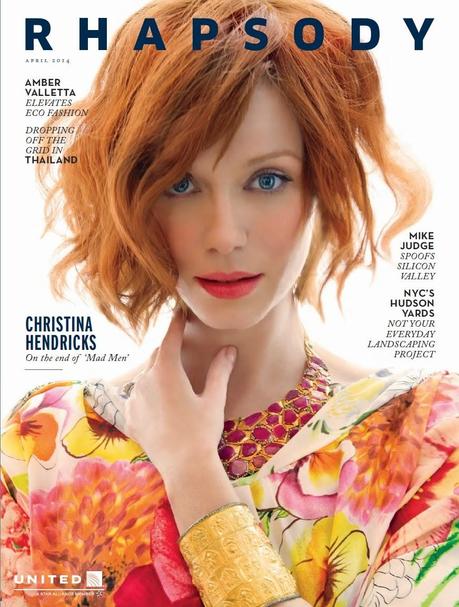 Christina Hendricks For Rhapsody Magazine, April 2014