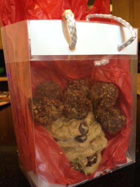 Nutri-Savvy Chocolate Macaroons #lowsugar #gluten-free #healthier bag of goodies I made