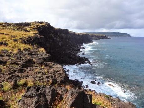 Hiking Along Easter Island's Coastline