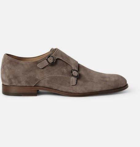 Must Have Monk: Tod's Brushed Suede Monk Strap Shoes