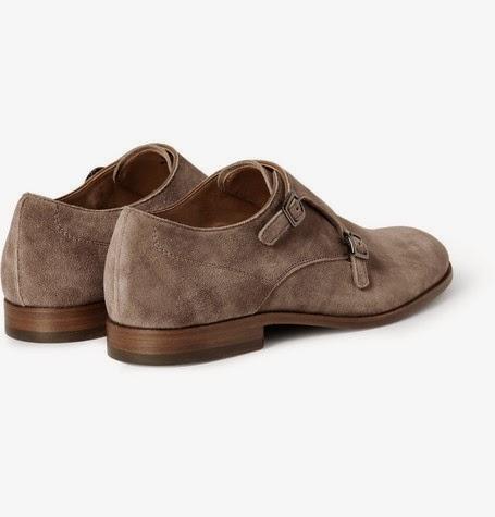 Must Have Monk: Tod's Brushed Suede Monk Strap Shoes