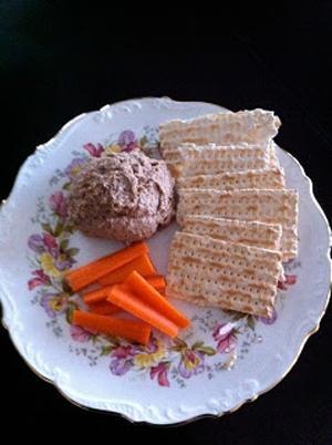 Vegan Walnut Lentil Pate for a Passover appetizer