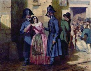 Arrest of a Prostitute by the Police by Jules David