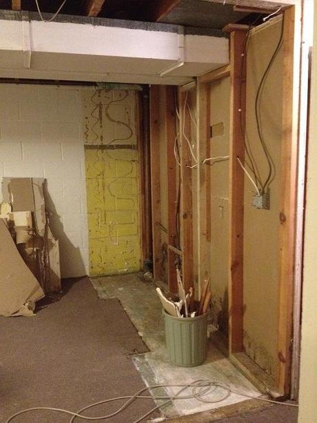 gutted basement
