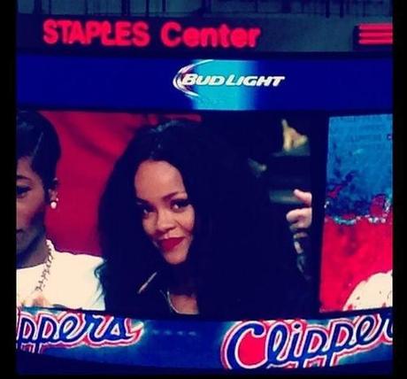 Rihanna Spotted At LA Clippers vs. Oklahoma City Thunder Rihanna Spotted At LA Clippers vs. Oklahoma City Thunder