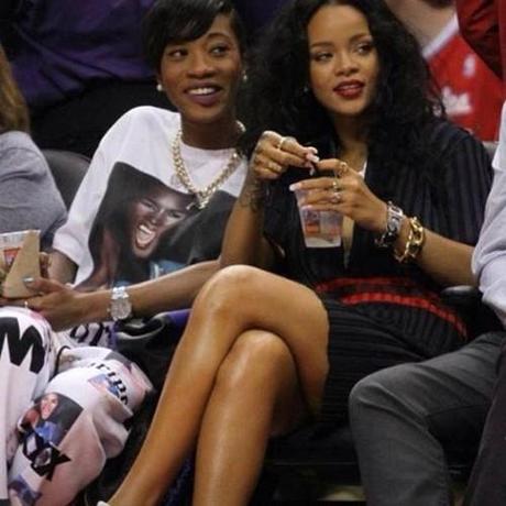 Rihanna Spotted At LA Clippers vs. Oklahoma City Thunder Rihanna Spotted At LA Clippers vs. Oklahoma City Thunder
