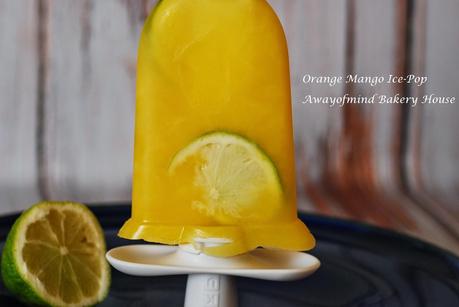 Orange Mango Ice-Pop: Little Thumbs Up