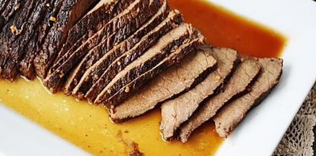 slow cooked beef -Slow Cooker Roast with Brandy Sauce