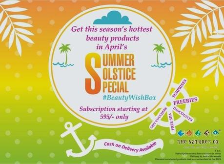 The Nature's Co.s April Summer Solstice Beauty Wish Box - Get It Now!