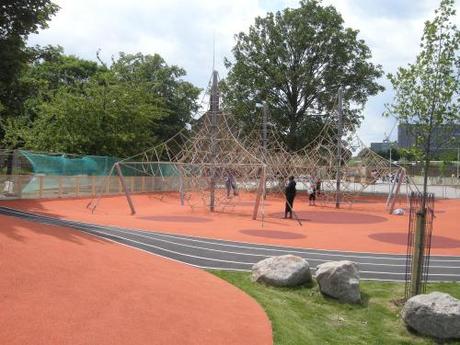 Burgess Park Play Area, Walworth, London - Climbing Net