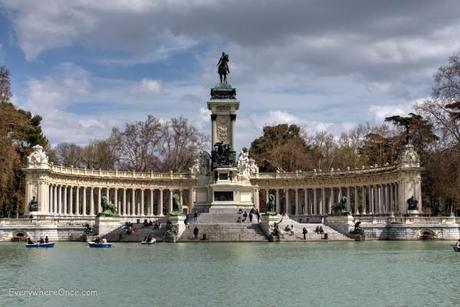 King Alfonso XII Statue in Buen Retiro Park, Madrid