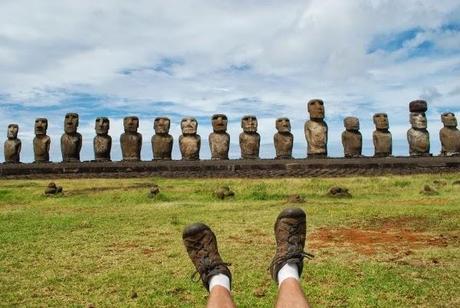 Front row seats to the moai of Easter Island