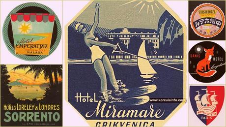 Where Journeys Begin: Retro Luggage Labels Retro luggage labels | Lacenruffles.com