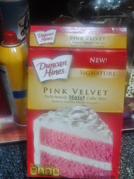 Pink Velvet Cupcakes Made With Duncan Hines Cake Mix